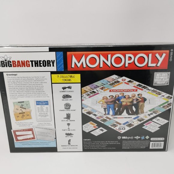 Monopoly The Big Bang Theory Version Board Game - Picture 3 of 7